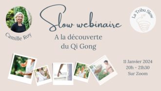 Slow Webinaire A la Decouverte du Qi Gong Slow Webinaire Tribu Slow Camille Roy pour découvrir le Qi Gong en ligne